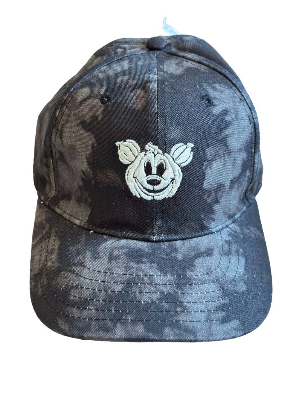 Disney Mickey Pumpkin Glow in the Dark Tie Dye Baseball Cap NWT